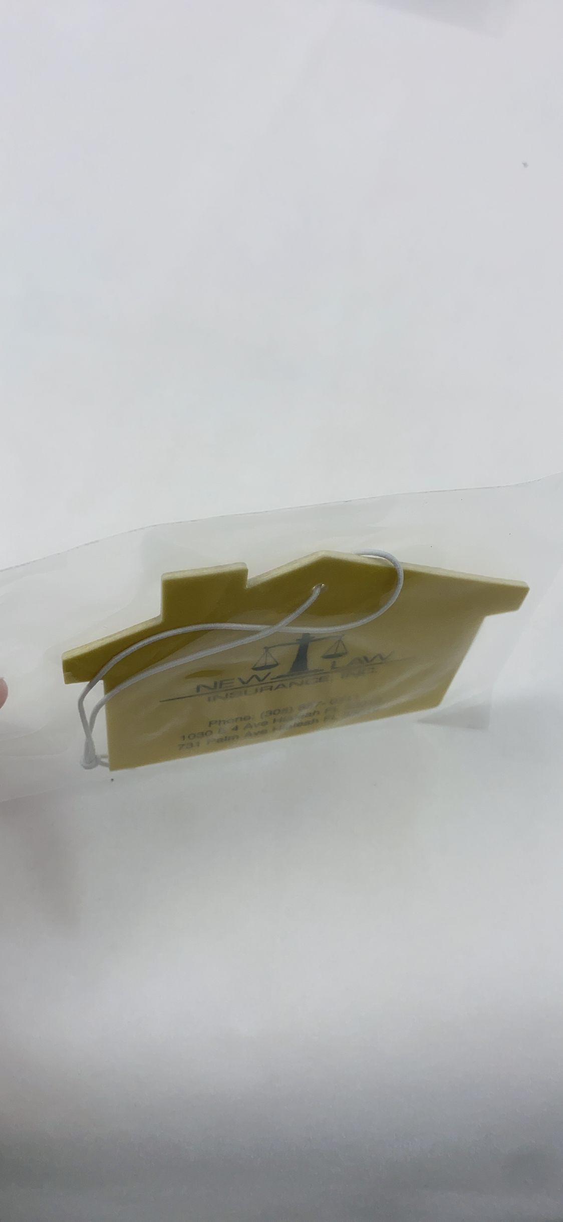 Ambientador de aire de fragancia mixta de papel de coche colgante personalizado