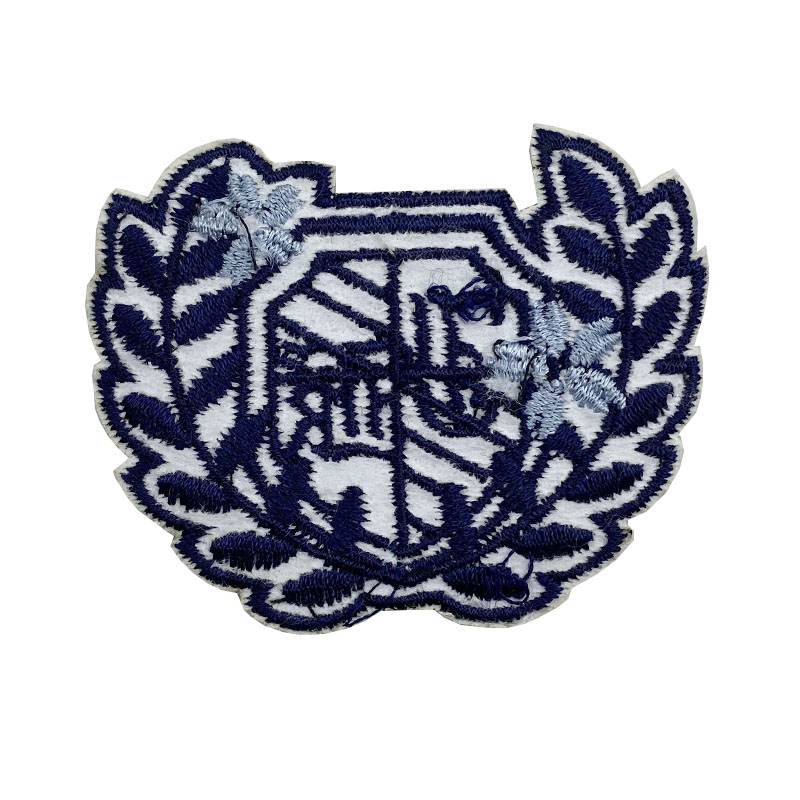 Parche bordado textil con logotipo de marca para gorra